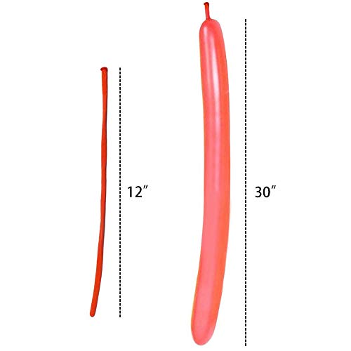 Koogel 400Pcs 260Q Twisting Animal Balloons Assorted Color Thickening Latex Twisting Modeling Long Magic Balloons For Animal Shape Weddings, Birthdays Clowns, Xmas Presents #TOP1