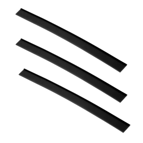 MUCKLILY Car Windshield Shower Door Cleaning: 3 Pack of Window Squeegee Replacement Strips Quick Thorough Cleaning