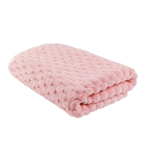 Tcbelosion Bath Towel Large 55 x 27 Inches Ultra Soft and Breathable Bathroom Towel Lint-Free Quick Dry Skin-Friendly and Lightweight Perfect for Bathroom Shower Gym and Beach Pink