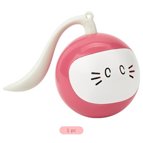 Juguete para gatos Machify inteligente bola eléctrica rosa de ejercicio interactivo 3