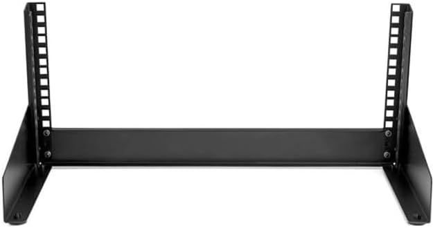 Miniatura 3 de StarTech.com RK4OD RK4OD - Rack de escritorio de 2 postes y 4U, pequeño marco abierto de 19 pulgadas, estante de red compacto para equipos AV,