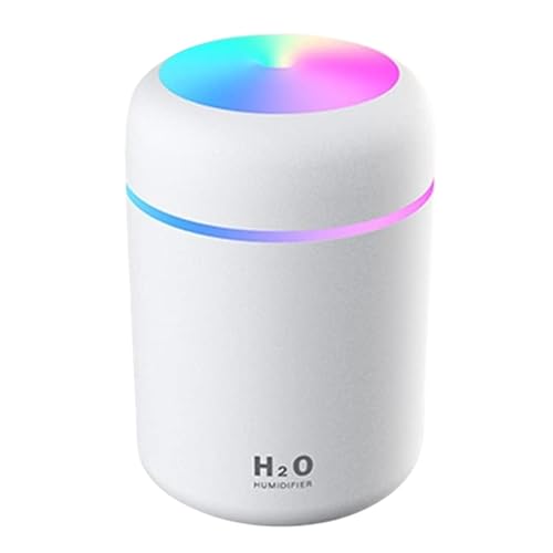 Mini Humidificador inalambrico Ultrasónico Portátil 300ml, para Habitación y Bebés – Silencioso, Humidifier Difusor Aromaterapia Luz LED, con/sin Batería, Ideal para Viajes (Blanco, Con Cable) Mini Humidificador inalambrico Ultrasónico Portátil 300ml, para Habitación y Bebés – Silencioso, Humidifier Difusor Aromaterapia Luz LED, con/sin Batería, Ideal para Viajes (Blanco, Con Cable)