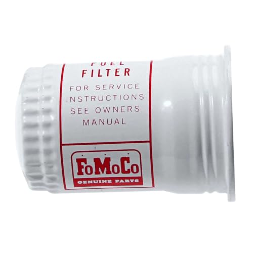 Scott Drake C3AZ-9355-A 1965 Fuel Pump Filter Canister Fomoco Logo