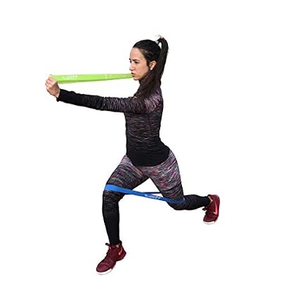 Fit Simplify Resistance Loop Exercise Bands and Fabric Resistance Hip Bands