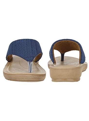 Image of inblu Stylish Fashion Slipper for Women | Comfortable | Lightweight | Anti Skid | Casual Office Footwear (LF01 BRNGMG)