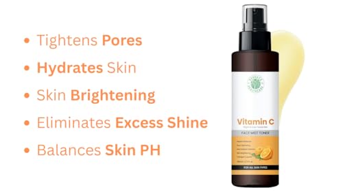 Image of Vitamin C Face Mist Toner for Brightening, Pore Tightening with Mulberry