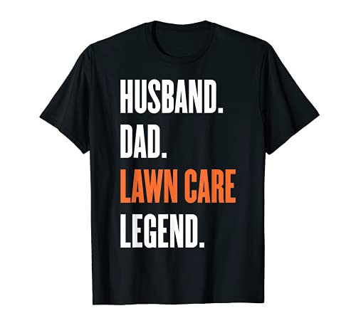 Funny Men's Mowing Husband Dad Lawn Care Legend Yard Work ...