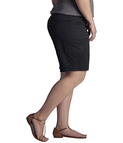 Lee-Womens-Plus-Size-Relaxed-fit-Avey-Knit-Waist-Cargo-Bermuda-Short
