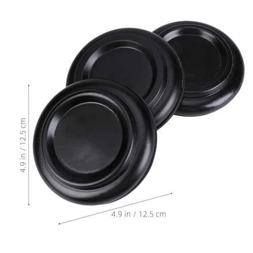 Patins antidérapants en bois pour roulettes de piano x6 - 5