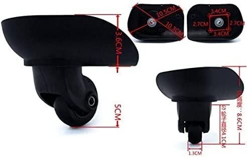 スピナーキャスター、スイベルホイール交換、交換用荷物ホイールキャスター ホイール修理パーツ トラベルバッグ用