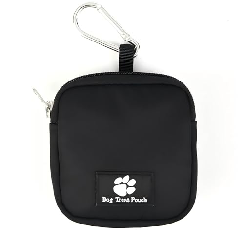 FLYING TAIL Bolsa de entrenamiento para perros, riñonera para entrenamiento de mascotas al aire libre, con soporte para bolsa de basura, color negro