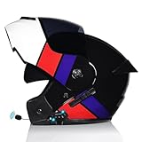 Casco modulare for l'uso quotidiano: Con interni removibili e lavabili for comfort e igiene. Perfetto for viaggi in moto e scooter o emozionanti tour avventurosi.