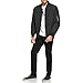 Calvin Klein Men's Flight Jacket, Black, Large