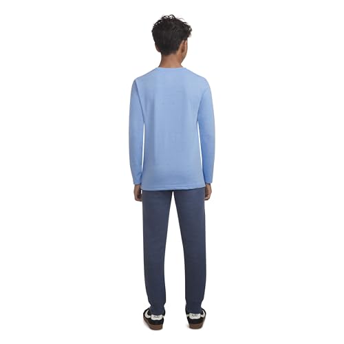 Image of Hurley boys Long Sleeve Soft Basic Cloud Slub T-shirt and Shorts 2-piece Outfit Set