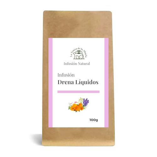Infusión Drena Líquidos con Hinojo e Hierbaluisa 100g – Detox Natural para Retención de Líquidos y Bienestar Femenino – Té a Granel 100% Natural – La Tetera de la Abuela