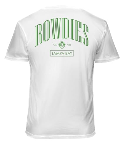 Tampa Bay Rowdies USL Soccer Cotton T-Shirt Large White