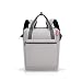 Produktbild reisenthel allrounder R herringbone grey  Rucksack und Tragetasche in einem  Mit Stecklasche für Reisetrolleys