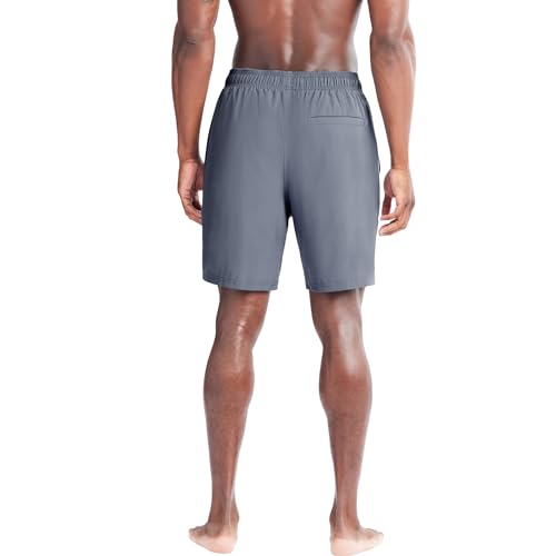 Image of Under Armour Men's Compression Lined Volley Swim Trunks, UPF 50+ Sun Protection, Drawstring Closure & Elastic Waistband