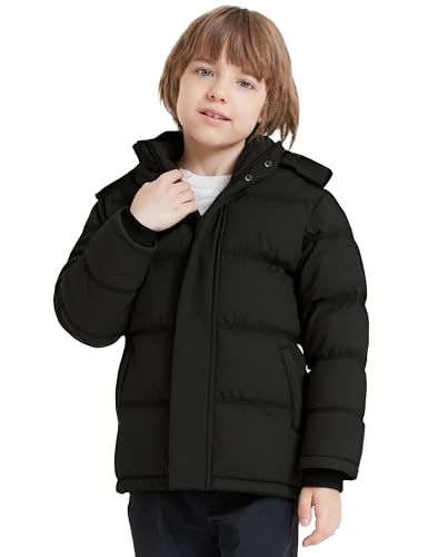 ZSHOW Boys' Winter Coat Waterproof Warm Quilted Puffer Jacket with Removable Hood3