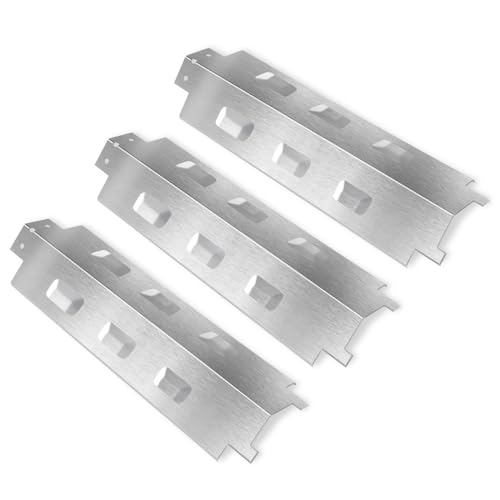 GLARETEX Universal Flavorizer Bars Stainless Steel Burner Cover for Landmann, Enders Boston, Tarrington House, Outdoorchef-Perth, Uniflame 750, Tenneker TG4, Kamino, Pack of 3