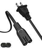 AC Power Cord 6Ft for Xbox Series X/S,Xbox One X/S,for Sony PS4 PS5 PS3 Slim PlayStation5 4 3, TV, Printer, Speaker Universal 2 Prong Power Cable Replacement