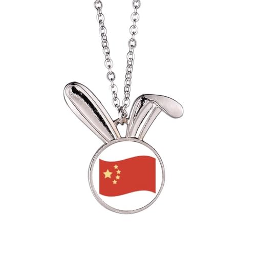 Collier pendentif lapin drapeau chinois pour sublimer votre style urbain