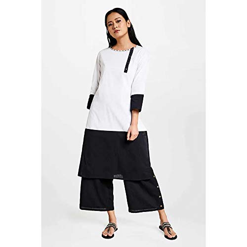Image of global desi Women's Cotton Regular Tunic Shirt