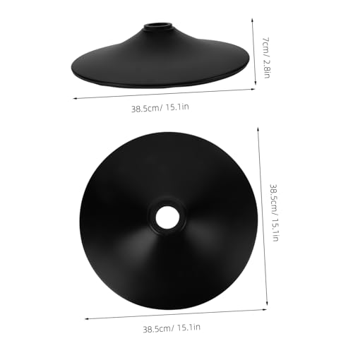 Plaque Robuste pour Chaises et Tabourets Baluue Pivot Noir - 3