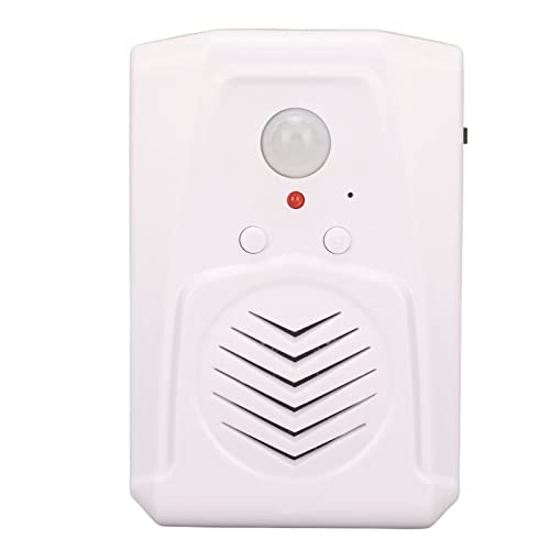 Alarma de Sensor de Movimiento, Alarma de Detector de Movimiento Interior PIR infrarrojo inalámbrico, Entrada de Voz grabable, Reproductor de Sonido de Bienvenida for Tienda default/2957