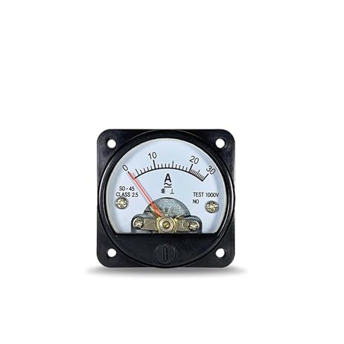 Ampèremètre à aiguille SO-45 AC 3A cadran circulaire 45mm pour tableau