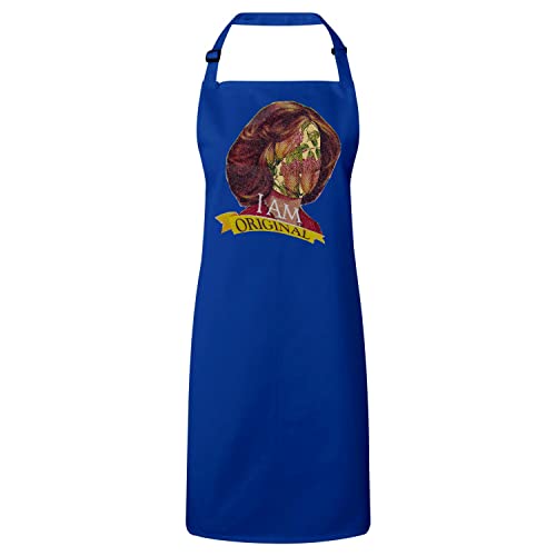 Tablier cuisine premium étanche à motif fleurs vintage et parodie zoomer 50's