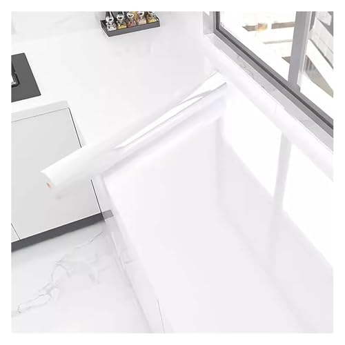 MYXJX Papel Pintado Autoadhesivo Calcomanías de Muebles de Papel Tapiz de cáscara y Pegamento de mármol, Papel de Contacto for encimera de eliminación de Papel Tapiz(Wit,0.72x5m/28.35x196.85in)