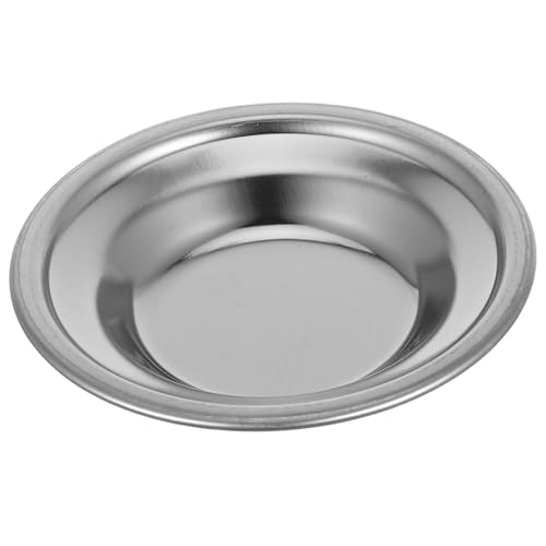 Homoyoyo Metal Tea Bag Plate for Household Or Tea Room Use Tea Bag Organizer Round Tea Bag Dish Tea Accessory for Tea Bag Storage