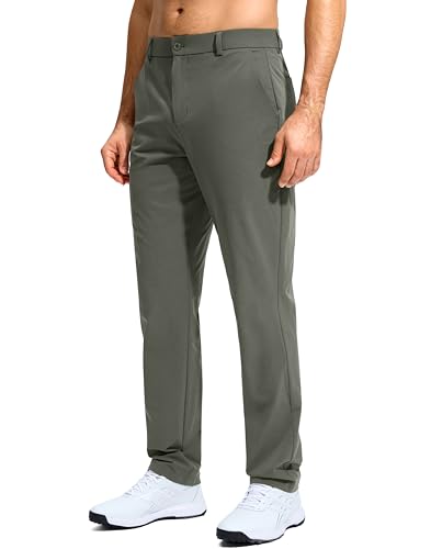 Image of G Gradual Mens Golf Pants Stretch Dress Casual Pants 30 inch /32 inch /34 inch Lightweight Work Travel Slacks for Men with 4 Pockets