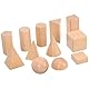 UPKOCH 12 StüCk Holz Geometrische KöRper Lernspielzeug FüR Kinder - 3D Formen Erkennen Und Mathematik Lernen - Ideal FüR Grundschule