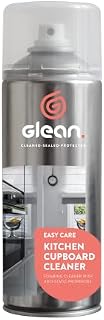 GLEAN Kitchen Cupboard Cleaner - Anti-Static Foaming Solution | Suitable For All Lacquered, Laminate, Gloss Or Matt Furniture | 400ml