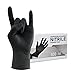 Black Disposable Nitrile Gloves Medium 4 mil 100pcs Powder Latex Free Safety Working Exam Gloves