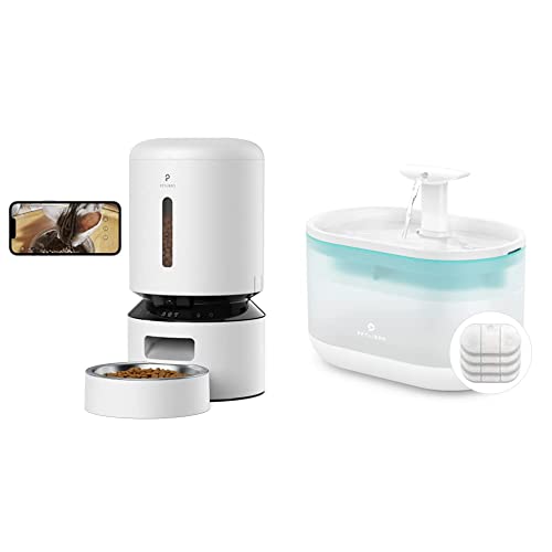 Comedero con fuente de agua para gatos y perros PETLIBRO