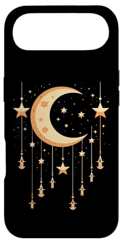 Galaxy Night Sky Moon Lunar Stars Love X}zP[X iPhone Air p