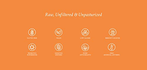 Image of Zoh Probiotics Kashmiri Kahwa Kombucha | Tea with detoxifying acids, and digestive enzymes. Raw, unfiltered, and unpasteurized with Mother. Made with saffron & spices (330 ml, Pack of 24)