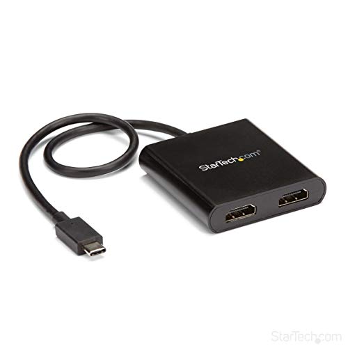 StarTech.com Splitter multi-écrans USB-C vers 2x HDMI - Hub MST à 2 ports (MSTCDP122HD)