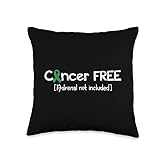 Adrenal Cancer Day Adrenal Cancer Month Free-Adrenal Cancer Awareness Supporter Ribbon Throw Pillow,...