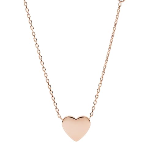 Fossil Halskette Für Frauen Vintage Iconic, 40,6 Cm + 5,1 Cm / B:10mm Rose...