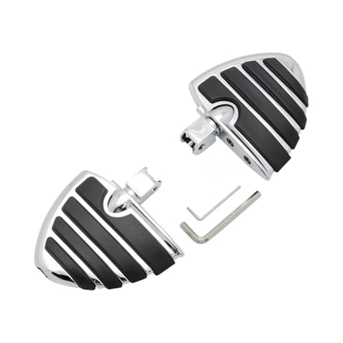 Repose-pieds pilote de moto finition chrome pour Aero VTX1300 VTX1800