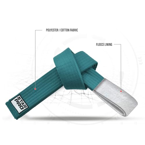 Starpro Martial Arts Belt - Lightweight Design for Karate Judo Taekwondo Training and Competition Belt - 240cm 280cm 320cm