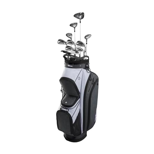 Wilson Wilson Golf Clubs, Player Fit Complete Set, Including Cart Bag, Golf Bag, Graphite, for Women