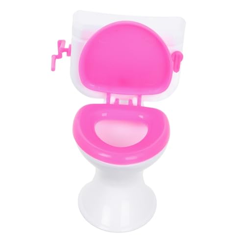 GLSTOY Miniature Dollhouse Toilet Miniature Furniture Dollhouse Bathroom Toilet Mini House Decor