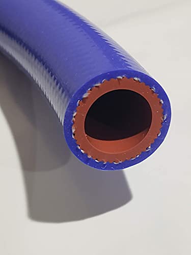 High Performance Braided Reinforced Silicone Radiator Coolant Heater Hose - 10 feet - 5/8