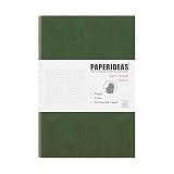 PAPERIDEAS ノート A5 ソフトカバー (横罫, オリーブグリーン)