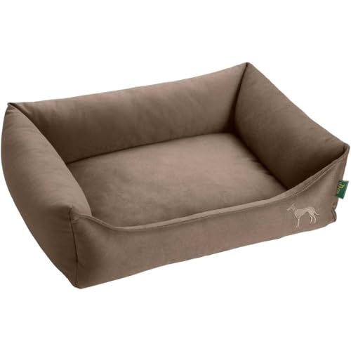 Orthopädisches/Ergonomisches Hundesofa Merida Farbe Taupe, Größe M